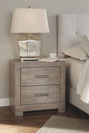 Culverbach - 5 Pc. - Dresser, Mirror, Queen Upholstered Bed, 2 Nightstands - Gray - R&R Furniture Gallery (Fountain Valley, CA)