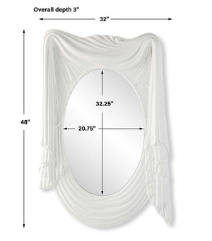 Swag - Mirror - White