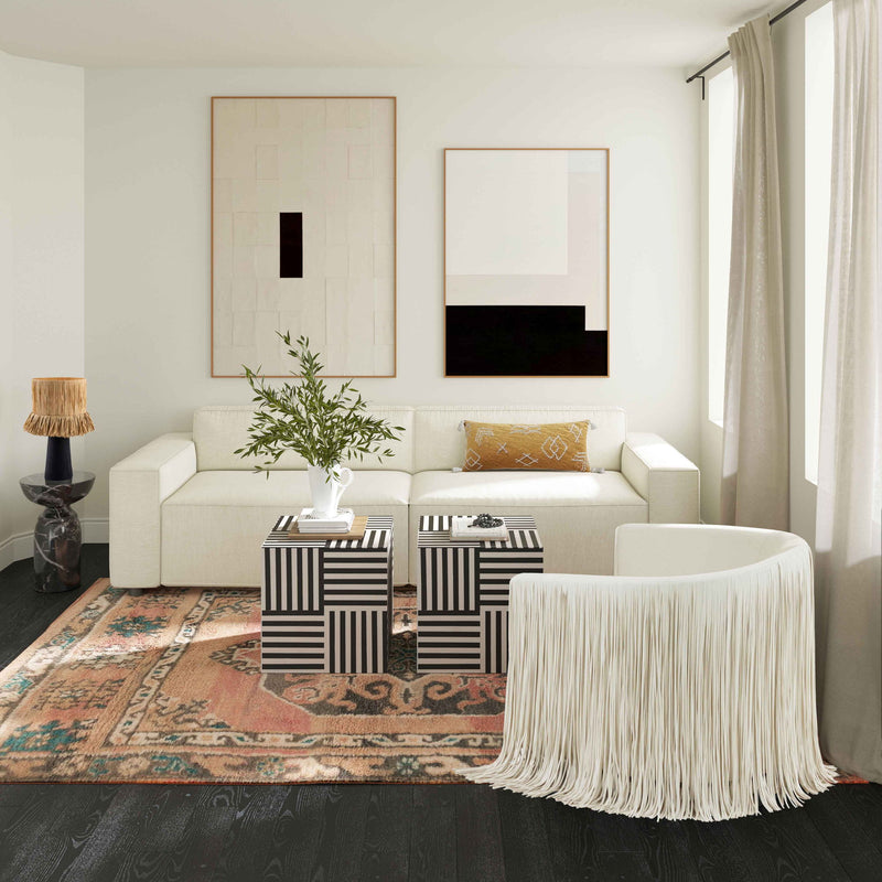 Rue - Marble Side Table - R&R Furniture Gallery (Fountain Valley, CA)