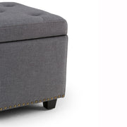 Hamilton - Upholstered Storage Ottoman - R&R Furniture Gallery (Fountain Valley, CA)