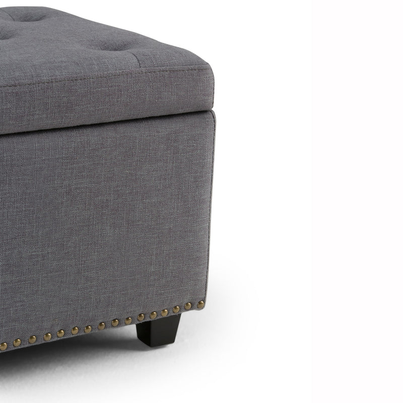 Hamilton - Upholstered Storage Ottoman - R&R Furniture Gallery (Fountain Valley, CA)