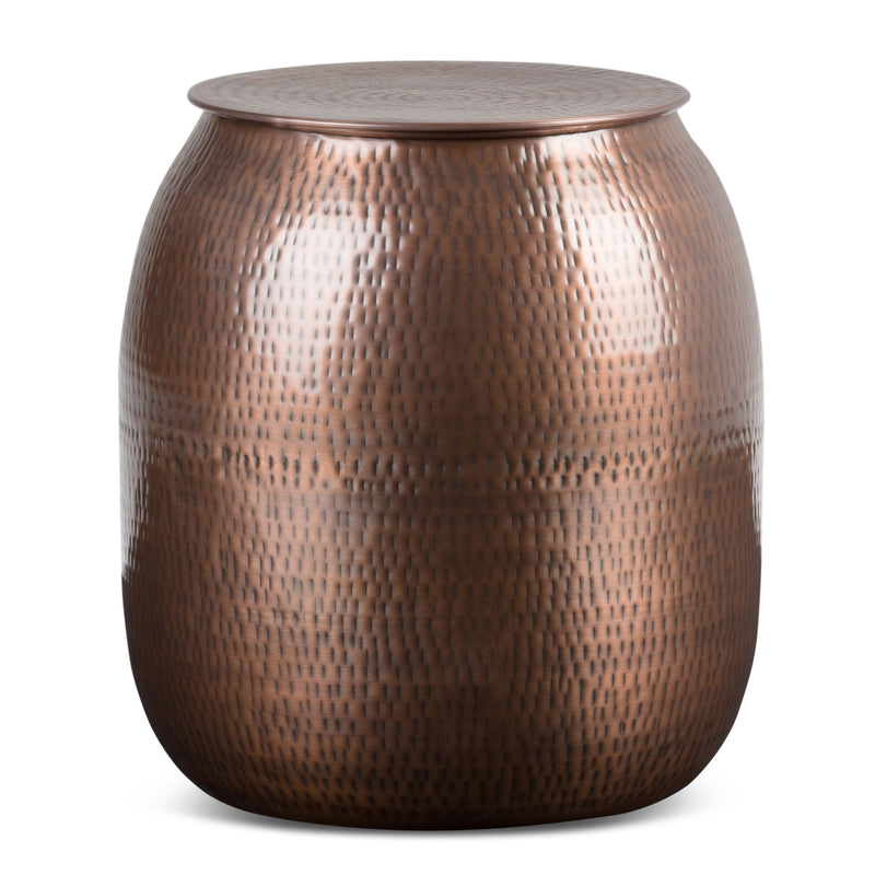 Griffen - Handcrafted Metal Storage Accent Table - R&R Furniture Gallery (Fountain Valley, CA)