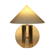Geo - Semi-Circled Table Lamp - Chrome - R&R Furniture Gallery (Fountain Valley, CA)