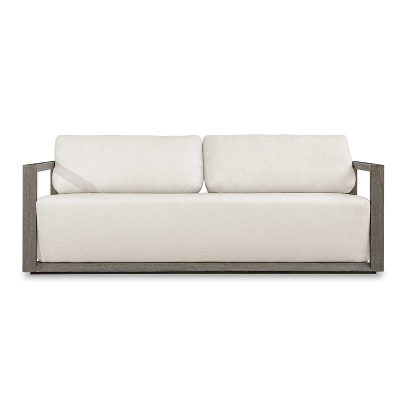 Remsen - Outdoor Sofa - Gray / Oyster White