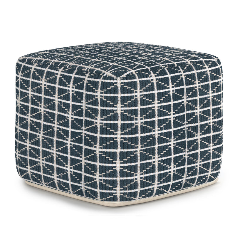 Noreen - Upholstered Square Pouf - R&R Furniture Gallery (Fountain Valley, CA)