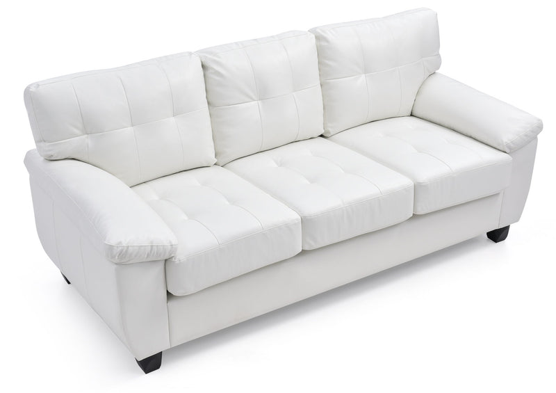 Comfortable stationary sofa by Glory Furniture with plush cushions and modern design, perfect for living room relaxation.