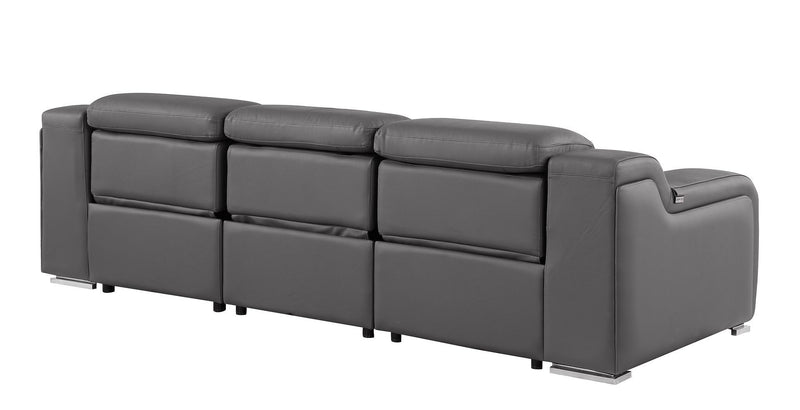 1116 - 3-Piece Modular Power Reclining Sofa In With 3 Power Recliners & Power Headrests