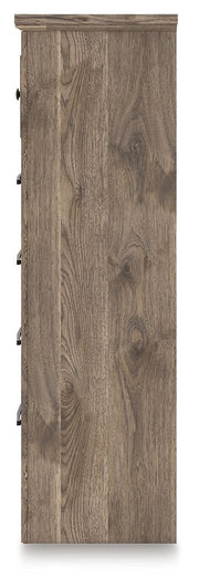 Rusticott - Five Drawer Chest - Brown - R&R Furniture Gallery (Fountain Valley, CA)