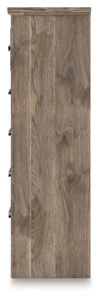 Rusticott - Five Drawer Chest - Brown - R&R Furniture Gallery (Fountain Valley, CA)