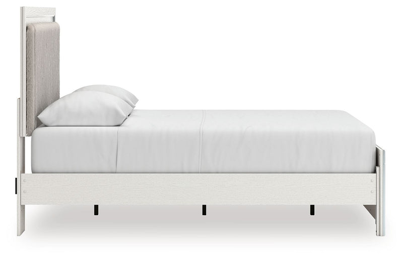 Zuraleus - Upholstered Panel Platform Bed With Roll Slats - R&R Furniture Gallery (Fountain Valley, CA)