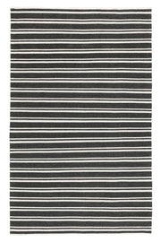 Classic Home Palma Stripe Rug, a stylish area rug featuring bold striped patterns in neutral tones, perfect for modern living rooms.