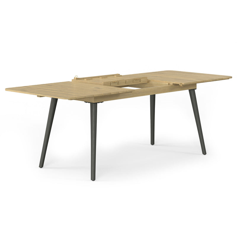 Beachside - Outdoor Extendable Dining Table - Light Teak - R&R Furniture Gallery (Fountain Valley, CA)