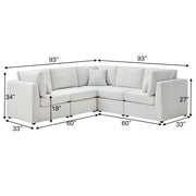 Chauncy - 5 Piece Sectional - R&R Furniture Gallery (Fountain Valley, CA)