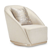La Rachelle - Swivel Chair - Gold Rush / Champagne - R&R Furniture Gallery (Fountain Valley, CA)