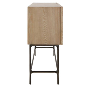 Lunar - 4 Door Elm Wood Cabinet