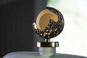 Signature Design by Ashley Acario jar vase with textured ceramic finish, cylindrical shape, and neutral color.