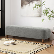 Contemporary Ottoman With Foam Cushion And Durable Upholstery - R&R Furniture Gallery (Fountain Valley, CA)