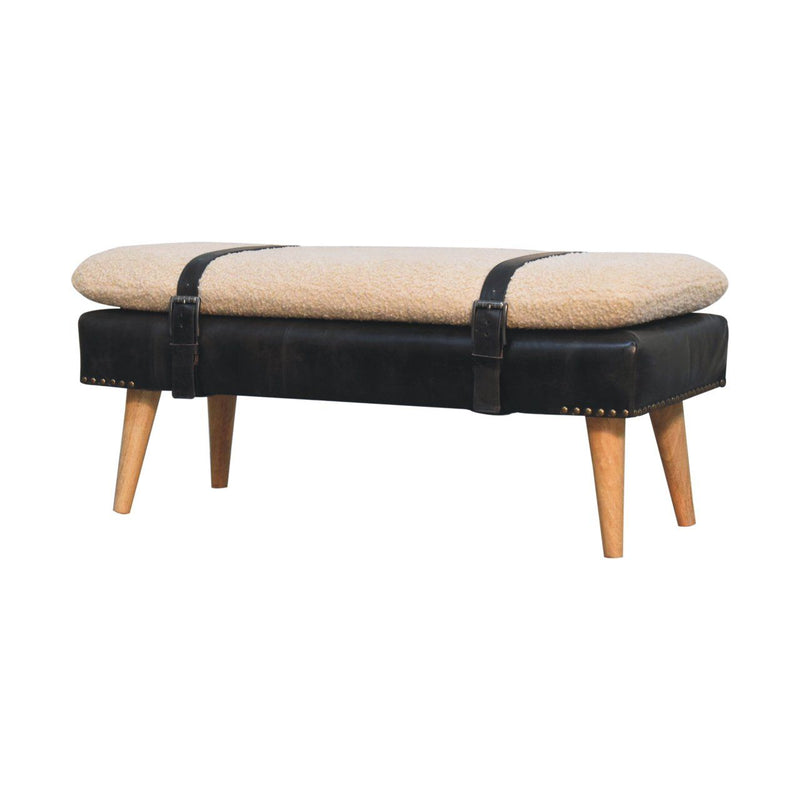 Buffalo - Hide Bench - R&R Furniture Gallery (Fountain Valley, CA)