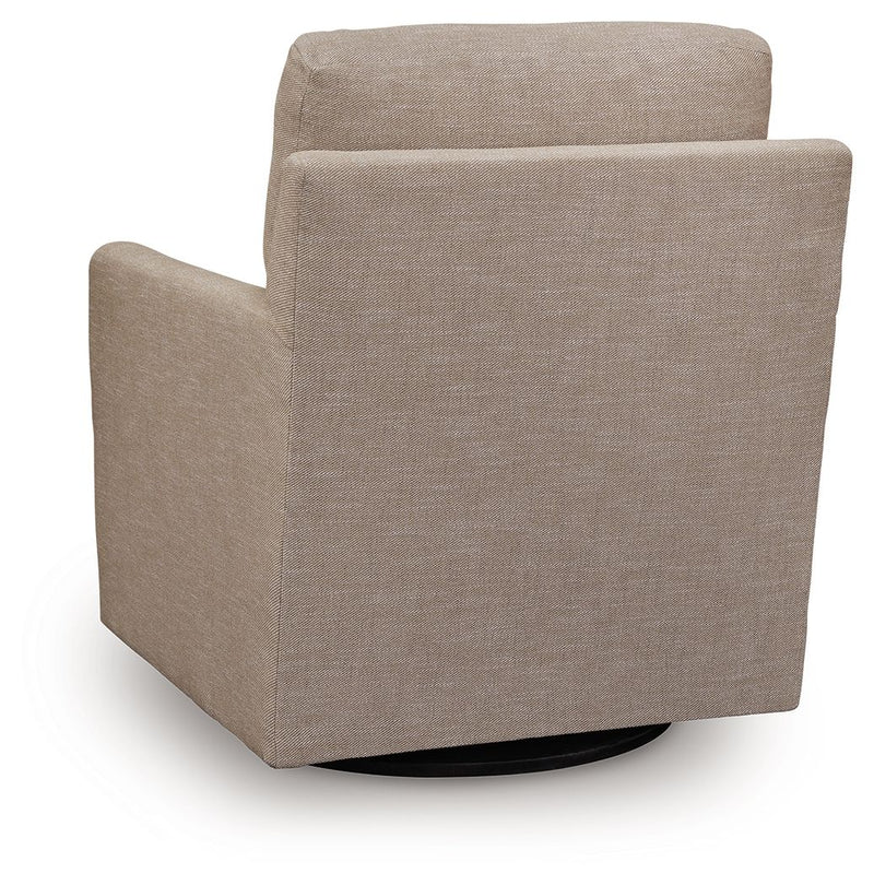 Freybourne Next-Gen Nuvella - Swivel Accent Chair - R&R Furniture Gallery (Fountain Valley, CA)