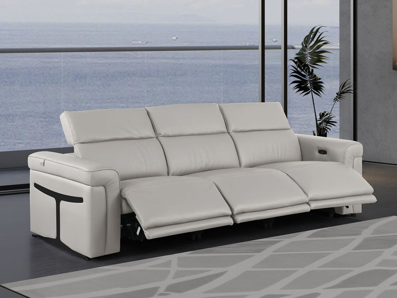 1126 - 3-Piece Modular Power Reclining Sofa In With 3 Power Recliners & Power Headrests