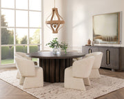 Tiber - Round Dining Table - R&R Furniture Gallery (Fountain Valley, CA)