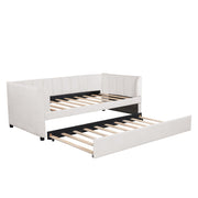 Upholstered Daybed With Ergonomic Design Backrest - R&R Furniture Gallery (Fountain Valley, CA)