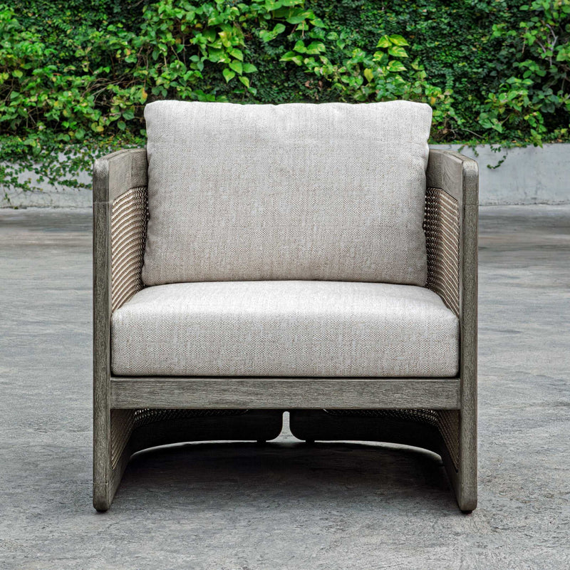 Dartmoor - Outdoor Barrel Chair - Weathered Gray