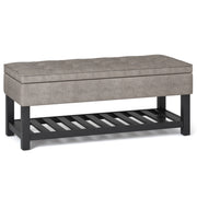 Cosmopolitan - Storage Ottoman Bench With Open Bottom - R&R Furniture Gallery (Fountain Valley, CA)