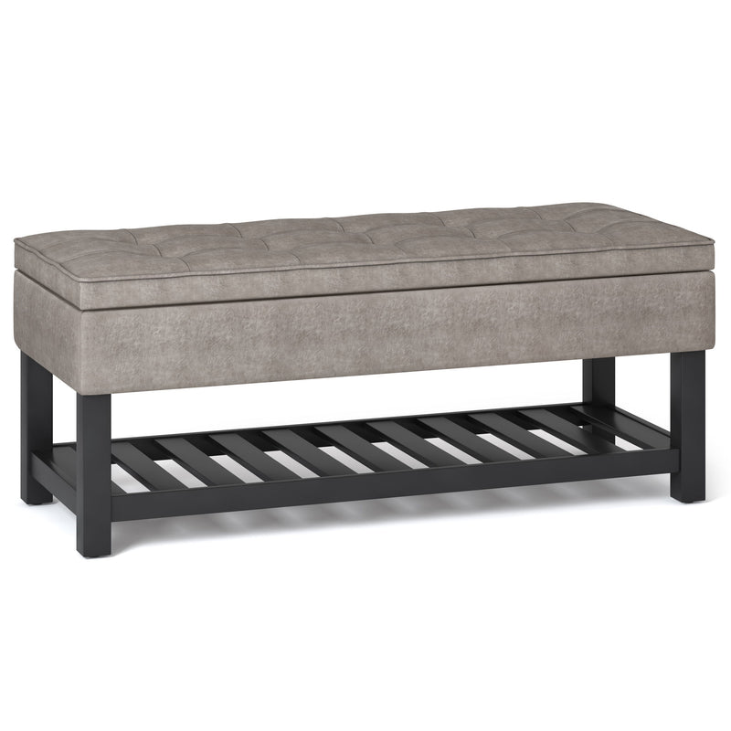 Cosmopolitan - Storage Ottoman Bench With Open Bottom - R&R Furniture Gallery (Fountain Valley, CA)