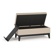 Oregon - Contemporary Storage Ottoman Bench With Tray - R&R Furniture Gallery (Fountain Valley, CA)
