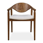 Augusta - Burl Dining Chair - Brown,White