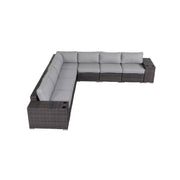 Modern Rattan Wicker Seating Group With Cushions - R&R Furniture Gallery (Fountain Valley, CA)