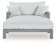 Hurley Park - Chaise Lounge With Cushion - Gray - R&R Furniture Gallery (Fountain Valley, CA)