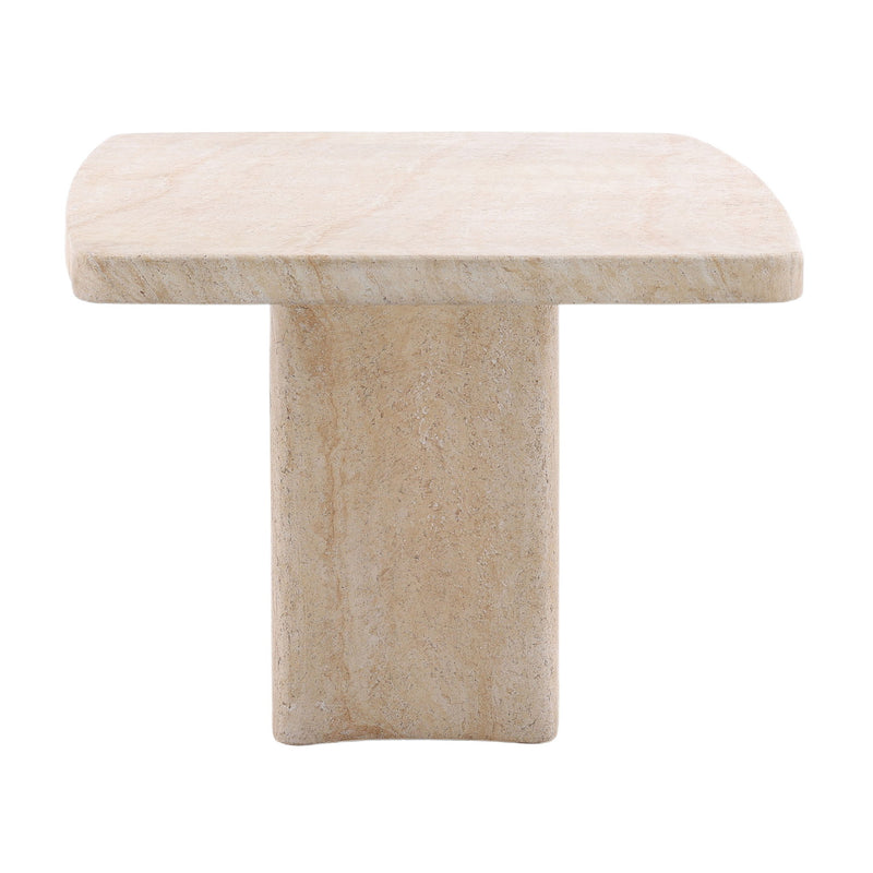Payson - Outdoor Dining Table - Faux Travertine