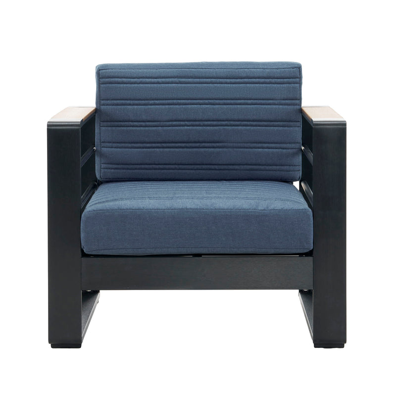 Giovanna - Club Chair Set With Aluminum Frame - R&R Furniture Gallery (Fountain Valley, CA)