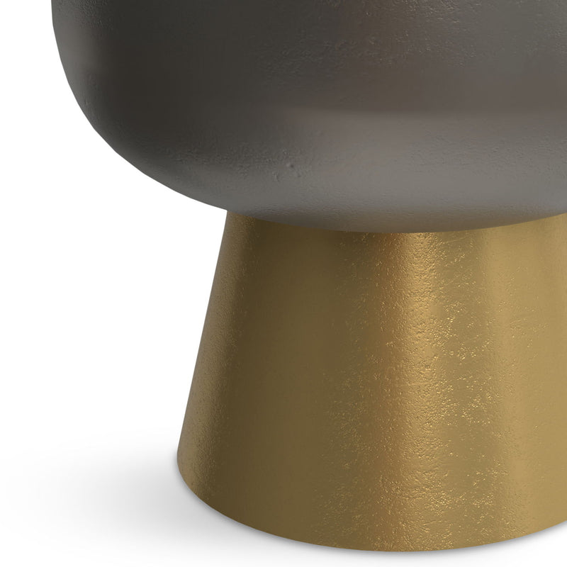 Anthony - Cast Aluminum Side Table - Bronze - R&R Furniture Gallery (Fountain Valley, CA)