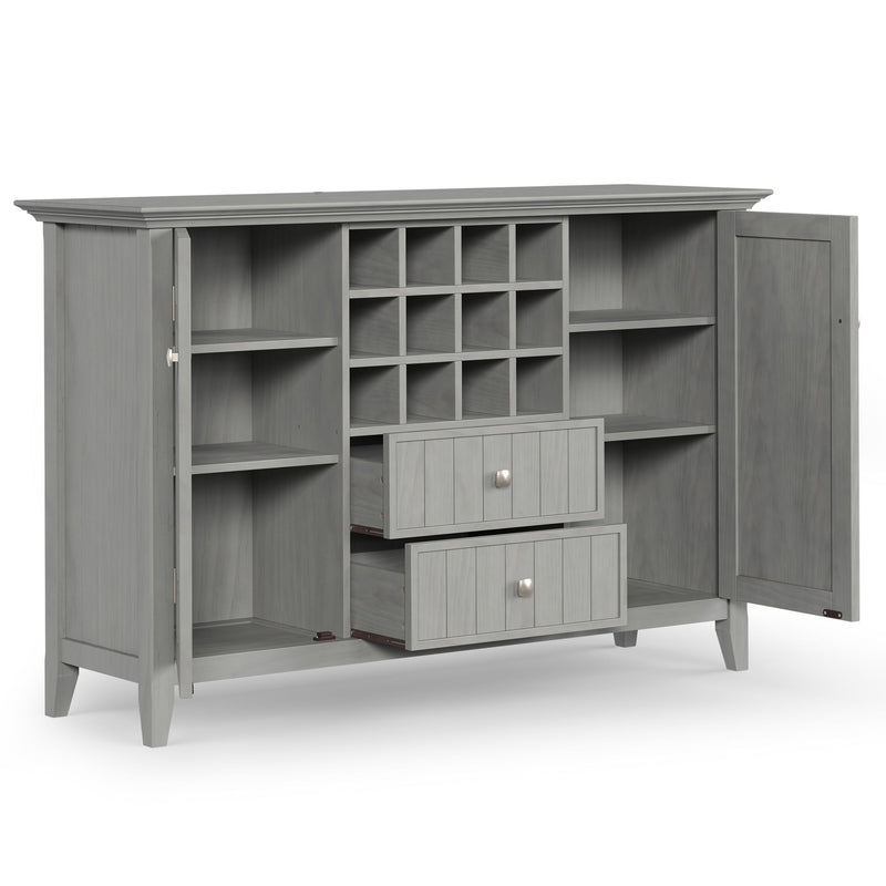Bedford - Sideboard Buffet And Wine Rack - R&R Furniture Gallery (Fountain Valley, CA)