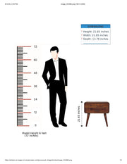 Avora - 3 Drawer Nightstand - Brown - R&R Furniture Gallery (Fountain Valley, CA)