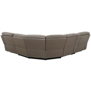 Kantu - Motion Sectional Sofa - Brown Synthetic Leather - R&R Furniture Gallery (Fountain Valley, CA)