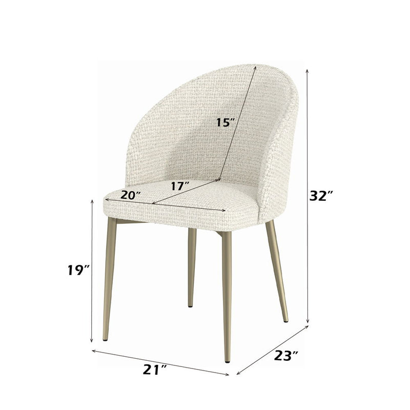 Cora - Side Chair (Set of 2) - R&R Furniture Gallery (Fountain Valley, CA)