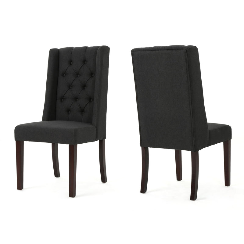 Sophisticated Tufted Dining Chair With High Back Design - R&R Furniture Gallery (Fountain Valley, CA)