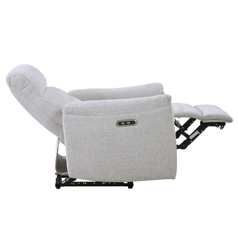 Eastre - Power Motion Recliner With USB Port - Beige Chenille - R&R Furniture Gallery (Fountain Valley, CA)
