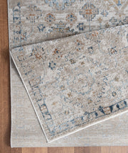 Noble - 5'3" X 7'3" Area Rug Polyester - Ivory - R&R Furniture Gallery (Fountain Valley, CA)