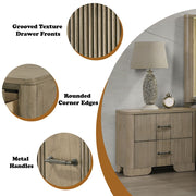 Lakkari - Nightstand - Antique Oak - R&R Furniture Gallery (Fountain Valley, CA)