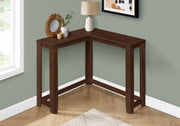 Corner Accent Console Table For Entryway, Contemporary & Modern - Cherry - R&R Furniture Gallery (Fountain Valley, CA)