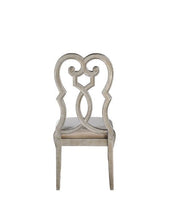 Esteban - Side Chair (Set of 2) - Ivory Velvet & Antique Champagne - R&R Furniture Gallery (Fountain Valley, CA)