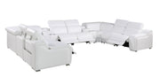 1116 - 10-Piece U-Shaped Sectional Sofa In With 4 Power Recliners & Power Headrests - R&R Furniture Gallery (Fountain Valley, CA)