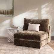 Ludwig - Armless Chair - Mossed Brown - R&R Furniture Gallery (Fountain Valley, CA)