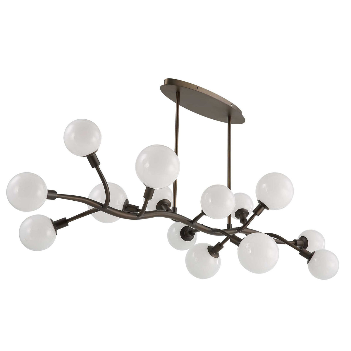 Meandering - 14 Light Pendant