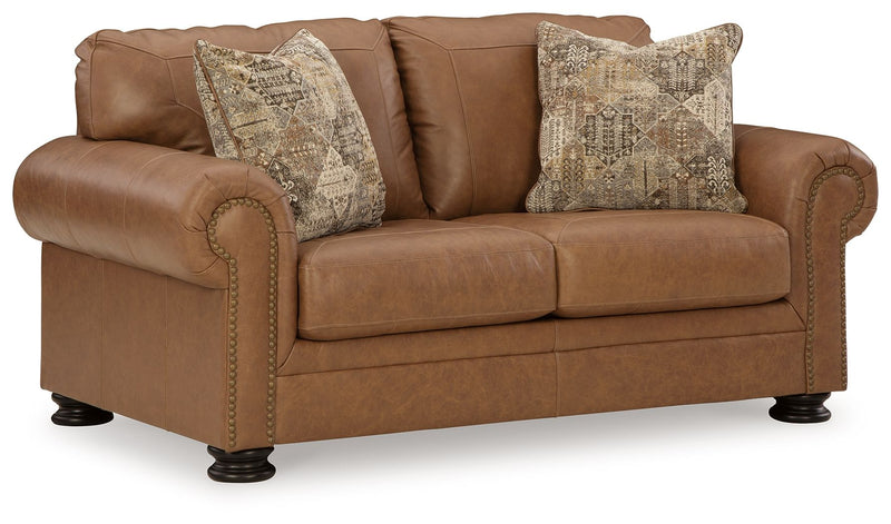 Carianna - Loveseat - Caramel - R&R Furniture Gallery (Fountain Valley, CA)